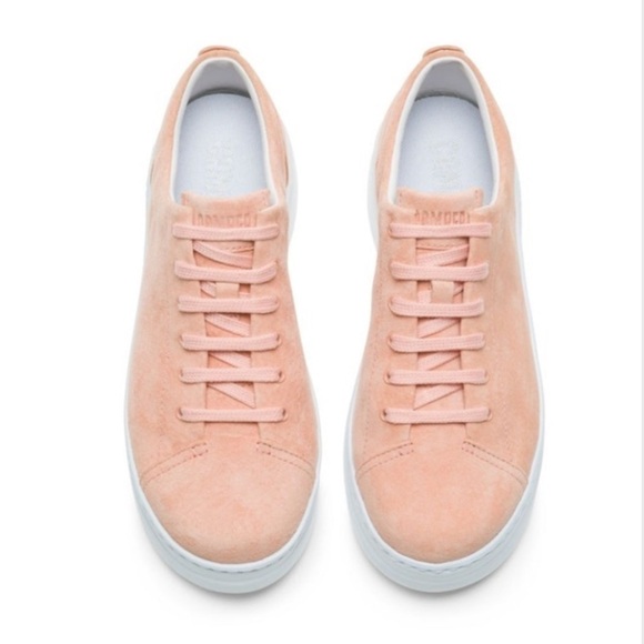 Camper Runner Up Sneakers in Light Pink Nubuck Leather Size 8 EU38 - Picture 2 of 14